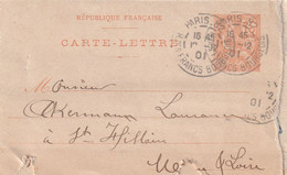 France - Paris Obitérations - 1877-1920: Période Semi Moderne