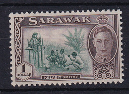 Sarawak: 1950   KGVI - Pictorial   SG183     $1      MH - Sarawak (...-1963)