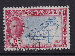 Sarawak: 1950   KGVI - Pictorial   SG184     $2      Used - Sarawak (...-1963)