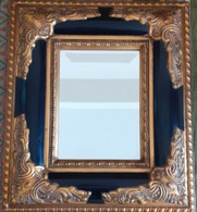Miroir Biseauté Style Louis XIV. 37.5 CmX32.5 Cm. - Miroirs