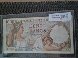 BILLET France 100 Francs 1940 - Ohne Zuordnung