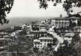 CORTONA - CARTOLINA FG SPEDITA ANNI 50 - PANORAMA - PICCOLA ANIMAZIONE - Arezzo