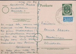 BRD FGR RFA - Postkarte Posthorn (MiNr: P 12 II) 1953 - Gebraucht - Postkarten - Gebraucht