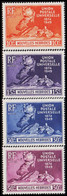 1949. Nouvelles Hebrides.  French Issue.  UPU Complete Set With 4 Stamps.  Hinged.  (Michel 137-140) - JF527090 - Neufs