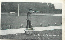 LES SPORTS -  Tir Au Pigeons (publicité Chicorée Extra Leroux) - Schieten (Wapens)