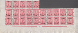 1920. THRACE INTERALLIEE. Bulgarian 10 St In 25-block With Overprint THRACE OCCIDENTALE. Never... (Michel 21) - JF527352 - Thrace
