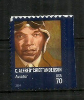 C. Alfred "Chief" Anderson,the Father Of Black Aviation. Mint Stamp **  Year 2014 - Ongebruikt