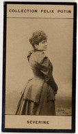 ► Caroline Rémy Dite "Séverine"  écrivain, Journaliste, Féministe † Pierrefonds - Rare Photo Felix POTIN 1900 - Félix Potin