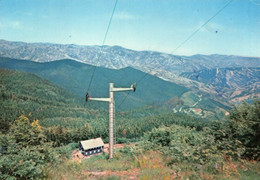 FORESTA DI CAMPIGNA E CHALET ALLA SCIOVIA VISTI DAI PRATI DELLA BURRAIA - CARTOLINA FG SPEDITA 1973 - Arezzo