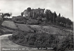 CHITIGNANO - CARTOLINA FG SPEDITA 1957 - CASTELLO DE' CONTI UBERTINI - Arezzo