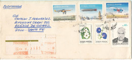 Argentina Registered Cover 6-5-1985 With More Topic Stamps - Storia Postale