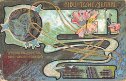 CPA GUERRE / ITALIE / ILLUSTRATEUR / BIBLIOTECHE MILITARI - Weltkrieg 1914-18