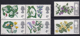 MiNr. 446 - 451 Großbritannien 1967, 24. April. Wildwachsende Blumen - Postfrisch/**/MNH - Neufs