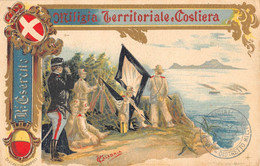 CPA GUERRE / ITALIE / ILLUSTRATEUR / MILIZIA TERRITORIALE E COSTIERA CALABRIA - Weltkrieg 1914-18