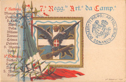 CPA GUERRE / ITALIE / ILLUSTRATEUR / 7e REGGto ARTIGLIERIA DA CAMPa - Guerra 1914-18