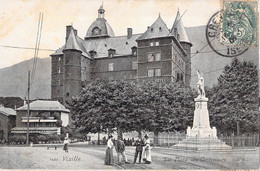 CPA France - Isère - Vizille - La Place Du Centenaire - Oblitérée Grenoble 1907 - Aqua Photo - L. V. & Cie - Vizille