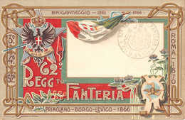 CPA GUERRE / ITALIE / ILLUSTRATEUR / 62e REGGIMENTO FANTERIA - Guerre 1914-18
