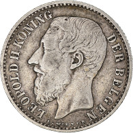 Monnaie, Belgique, Leopold II, Franc, 1886, TB+, Argent, KM:29.1 - 1 Franc