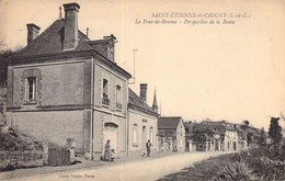 CPA France - Indre Et Loire - Saint Etienne De Chigny - Le Pont De Bresme - Perspective De La Route - Cliché Verger - Autres & Non Classés