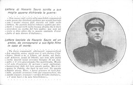 CPA GUERRE / ITALIE / LEGA NAVALE ITALIANA LETTERA DI NAZARIO SAURO - Guerra 1914-18