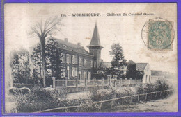 Carte Postale 59. Wormhoudt  Chateau Du Colonel Odoul  Très Beau Plan - Wormhout