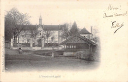 CPA France - Indre Et Loire - L Hospice De Ligueil - Maison Subert à Ligueil - Dos Non Divisé - Oblitérée 1903 - Other & Unclassified