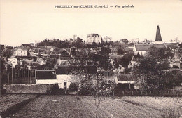 CPA France - Indre Et Loire - Preuilly Sur Claise - Vue Générale - Phot. Combier I. Macon - Paysage - Vue Générale - Autres & Non Classés