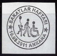 Week Of The Disabled, Türkiye 10/05/2011 Postmark - Sonstige & Ohne Zuordnung