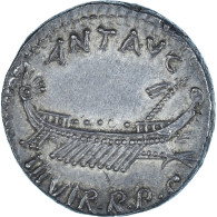 Marc Antoine, Denier, Automne 32-Printemps 31 BC, Atelier Militaire, Pedigree - Republiek (280 BC Tot 27 BC)