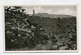 AK 099450 GERMANY - Harz - Goetheweg Mit Brocken-Fernsehsender - Oberharz