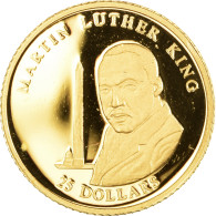 Monnaie, Libéria, Martin Luther King, 25 Dollars, 2001, American Mint, Proof - Liberia