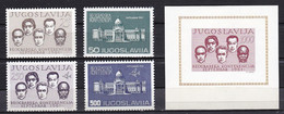 YU432 – YOUGOSLAVIA – AIRMAIL - 1961 – NON-ALIGNED COUNTRIES MNH SET – CV 35 € - Luftpost