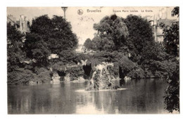 BRUSSEL - Bruxelles - Square Marie Louise - La Grotte - Verzonden Envoyée 1914 - édit  Nels Serie 1 No 248 - Bossen, Parken, Tuinen