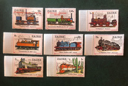 Congo DRC/Zaire 1980 - Locomotives - Neufs