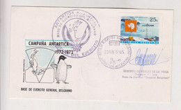 ARGENTINA ANTARCTIC 1973 Nice Cover - Covers & Documents