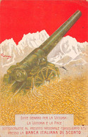 CPA GUERRE / ITALIE / ILLUSTRATEUR SIGNE GIRUS RUSSO GIUSEPPE CANON - Weltkrieg 1914-18