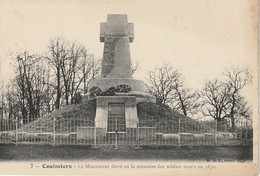 COULMIERS LE MONUMENT ELEVE EN LA MEMOIRE DES SOLDATS MORTS EN 1870 - Coulmiers