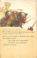 CPA GUERRE / ITALIE / ILLUSTRATEUR SIGNE ALDO MAZZA PRESTITO NAZIONALE - War 1914-18