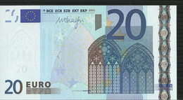 20 EURO "S" J034 A1 ITALIE - ITALIA UNC - NEUF DRAGHI - 20 Euro