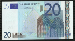 20 EURO "S" J036 ITALIE - ITALIA AUNC DRAGHI - 20 Euro