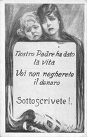 CPA GUERRE / ITALIE / ILLUSTRATEUR SIGNE M.VINCA NOSTRO PADRE - War 1914-18