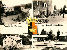 La Souchère Les Bains * Souvenir De La Colonie De Vacances * Cp 4 Vues - Otros & Sin Clasificación