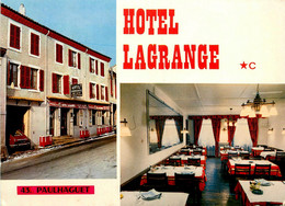 Paulhaguet * Souvenir Hôtel LAGRANGE * Cp 2 Vues - Otros & Sin Clasificación