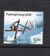 OLYMPICS -  CROATIA  - 2018 - PYEONGCHANG WINTER OLYMPICS   MINT NEVER  HINGED - Inverno 2018 : Pyeongchang