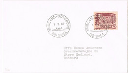 48123. Carta Correo Martimo M/S SVEA,  ENGLAND - GOTEBORG (Sverige) Suecia 1967. SHIP - Covers & Documents