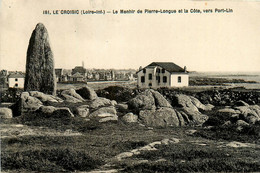 Le Croisic * Le Menhir De Pierre Longue Et La Côte , Vers Port Lin * Monolithe - Le Croisic