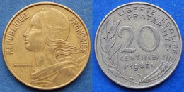 FRANCE - 20 Centimes 1968 KM# 930 Fifth Republic Franc Coinage(1959-2001) - Edelweiss Coins - 20 Centimes