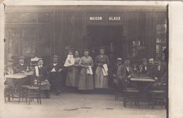 75 - PARIS  : Devanture Du Café ALAUX (Des Familles Et Des Enfants De L'Aveyron) - COMMERCE- METIER - Non Classificati