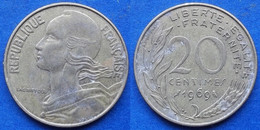 FRANCE - 20 Centimes 1969 KM# 930 Fifth Republic Franc Coinage(1959-2001) - Edelweiss Coins - 20 Centimes