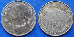 FRANCE - 20 Centimes 1970 KM# 930 Fifth Republic Franc Coinage(1959-2001) - Edelweiss Coins - 20 Centimes